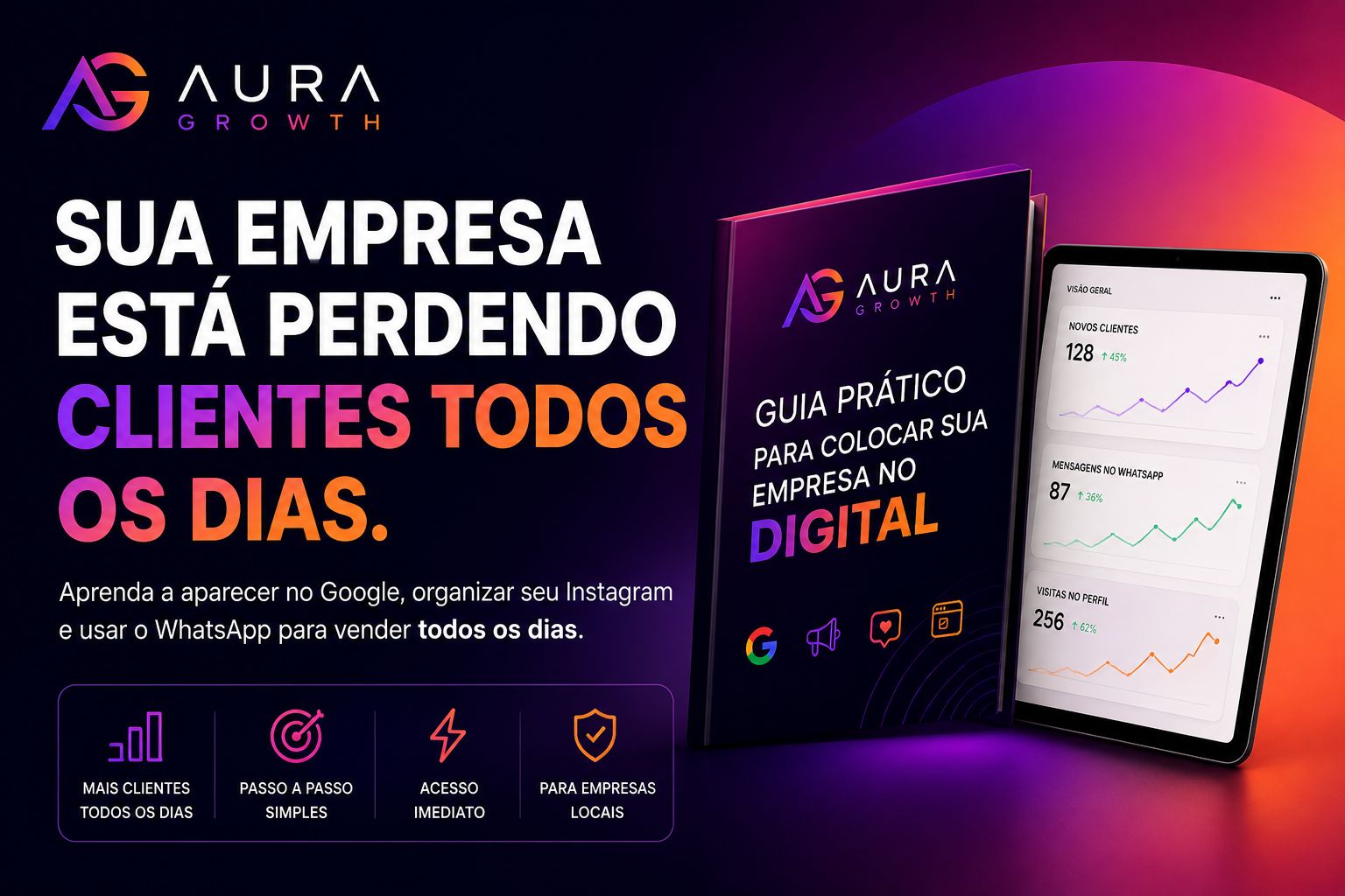 Guia Prático para colocar sua empresa no digital + 3 planilhas